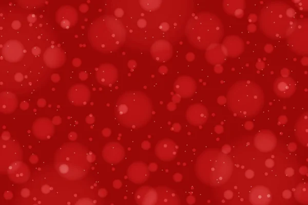 Αφηρημένο κόκκινο φόντο σε στυλ Χριστουγέννων με bokeh. — Διανυσματικό Αρχείο