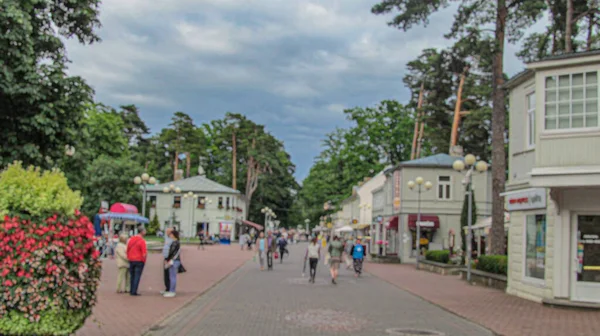 Városi Táj Kreatív Turizmus Téma Elmosódott Bokeh Tematikus Plakátok Bannerek — Stock Fotó