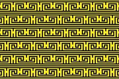 Tekstil, kumaş, ambalaj, doku ve kabartma alanlarında geniş uygulama ve dekorasyon için Yunan tarzında soyut ve pürüzsüz desen.