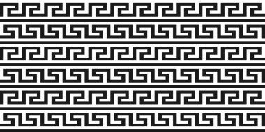 Tekstil, kumaş, ambalaj, doku ve kabartma alanlarında geniş uygulama ve dekorasyon için Yunan tarzında soyut ve pürüzsüz desen.