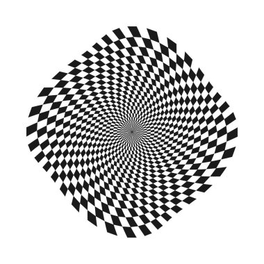 Soyut düzenlenebilir dairesel desen. Beyaz arkaplanda izole edilmiş vektör illüstrasyonu, düz biçim