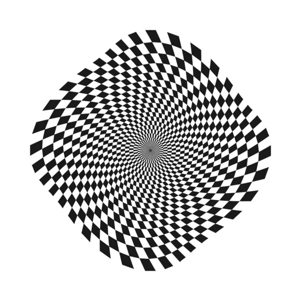 Modèle Circulaire Modifiable Abstrait Illustration Vectorielle Isolée Sur Fond Blanc — Image vectorielle