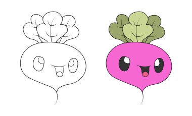 Tatlı pancar pancarı. Koleksiyon defteri, nakış ve boyama kitapları, tema tasarımı için ayarlandı. Düz biçim beyaz arkaplanda izole