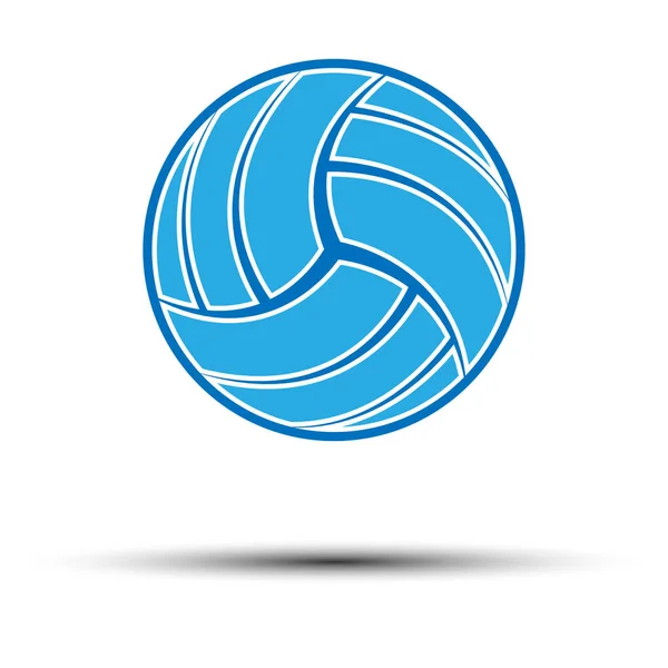 Volleyball Vektor Illustration Für Ein Symbol Aufkleber Aufkleber Oder Logo — Stockvektor