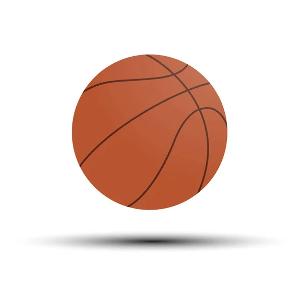 Basketball Vector Illustration Icon Sticker Sticker Logo Isolated White Background — Stock Vector