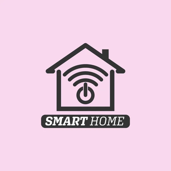 Smart Home Icône Vectorielle Simple Isolée Sur Fond Blanc Pour — Image vectorielle