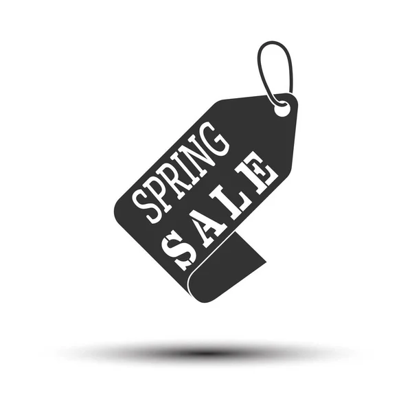 Spring Sale Sticker Stickers Labels Banners Simple Vector Illustration Isolated — Stock Vector