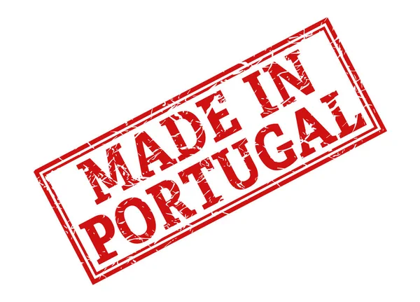 Sello Con Inscripción Made Portugal Aislado Sobre Fondo Blanco — Vector de stock