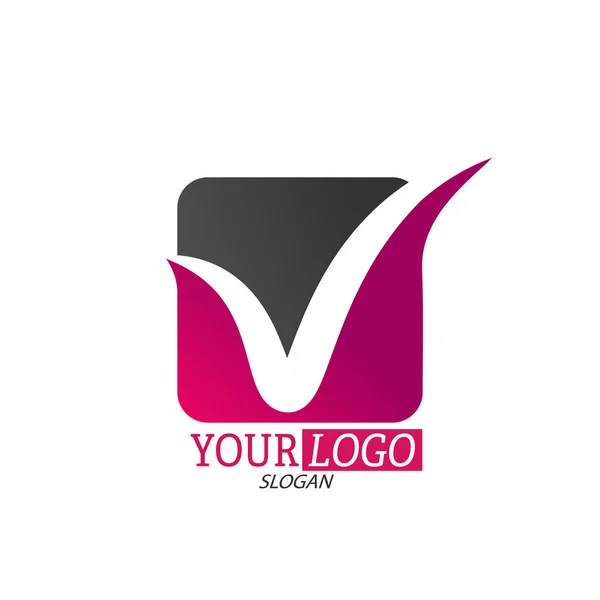 Logotipo Abstrato Com Quadrado Uma Marca Para Uma Empresa Criativa —  Vetores de Stock
