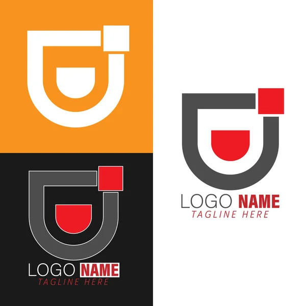 Logo Astratto Illustrazione Vettoriale Colori Logo Adesivo Emblema — Vettoriale Stock