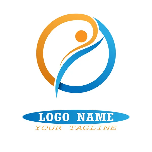 Idea Del Logo Illustrazione Vettoriale Logo Logo Adesivo Grafica Stampa — Vettoriale Stock