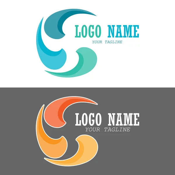 Modelo Logotipo Ilustração Vetorial Para Logotipo Logotipo Adesivo Para Design —  Vetores de Stock