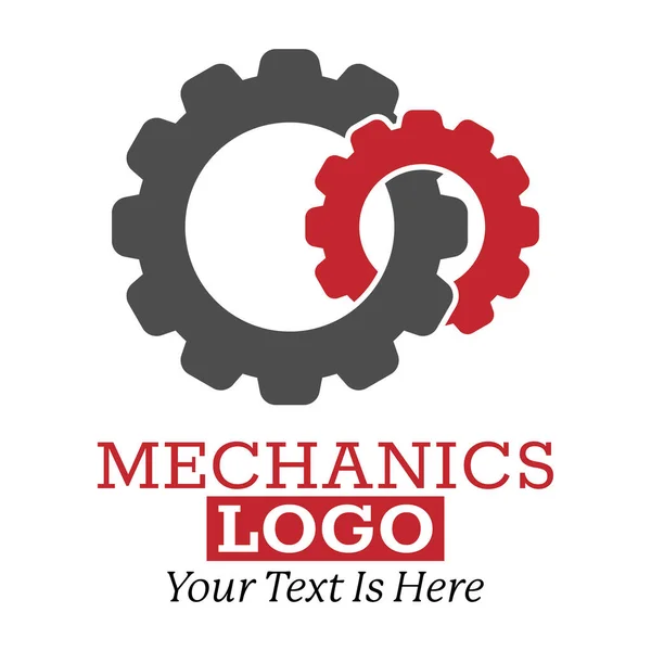 Teknik Logo Logo Etiket Veya Etiket Için Renk Vektörü Çizimi — Stok Vektör