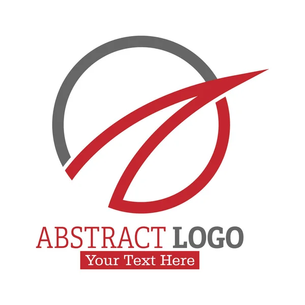 Logo Abstrait Illustration Vectorielle Couleur Pour Logo Autocollant Emblème — Image vectorielle