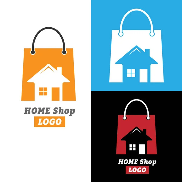 Home Shop Logo Vektorillustration Für Ein Logo Eine Marke Einen — Stockvektor