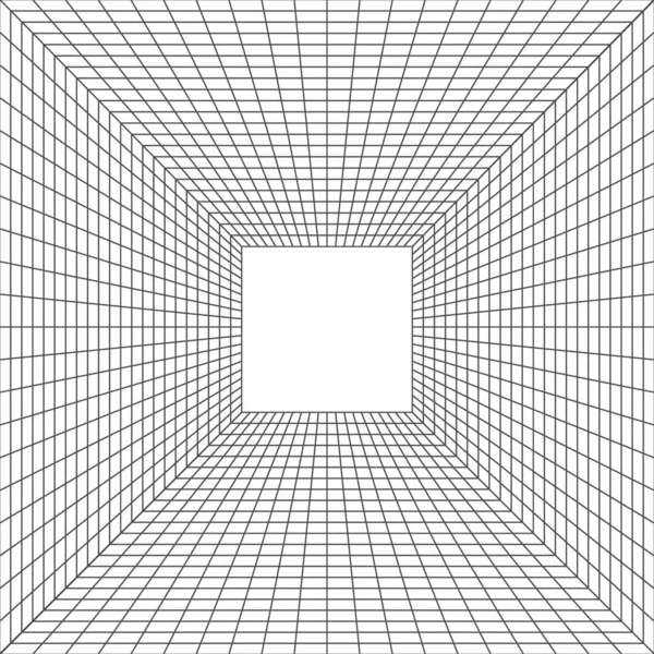 Tunnel Entonnoir Illustration Vectorielle Plate Simple — Image vectorielle