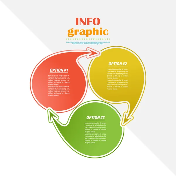 Graphique Pour Infographies Description Visuelle Processus Plan Développement Stratégie Modèle — Image vectorielle