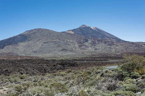 山の風景 テイデ火山の麓 スペイン テネリフェ島 — ストック写真