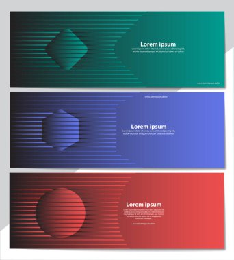 Kitaplar, broşürler ve kitapçıklar için soyut arka planlar. Vektör illüstrasyonu