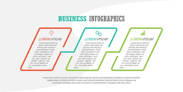 Infographies Avec Des Icônes Pour Les Affaires Finance Projet Plan — Image vectorielle