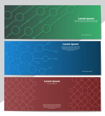 Kitaplar, broşürler ve kitapçıklar için soyut arka planlar. Vektör illüstrasyonu