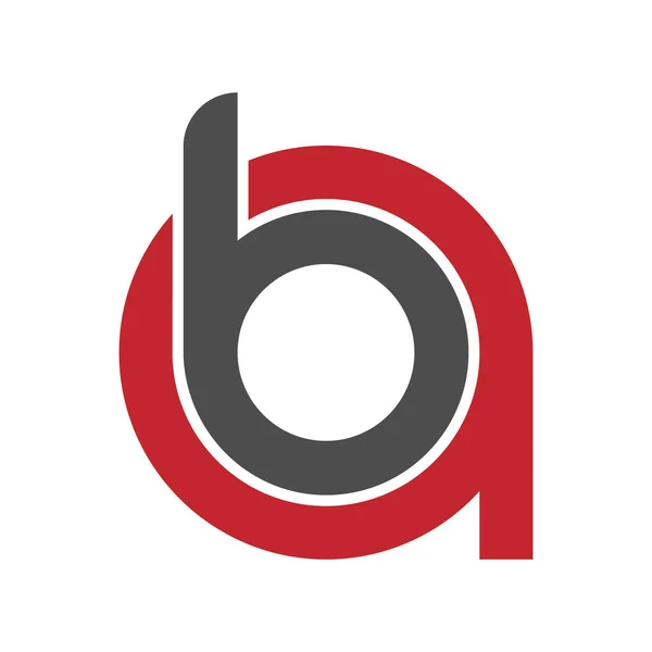 Harfleri Logo Marka Etiket Için Düz Tasarım Vektör Illüstrasyonu — Stok Vektör