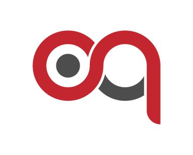 Şekillendirilmiş küçük harfler O ve P bir logo, monogram veya monogram için tek bir satır ile bağlanır. Beyaz arkaplanda izole edilmiş vektör illüstrasyonu.