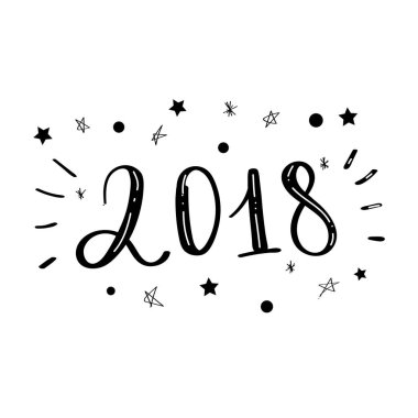 El yazısı Noel tatil tebrik kartları için istiyor. Yazı el yazısı. Kış tatili.