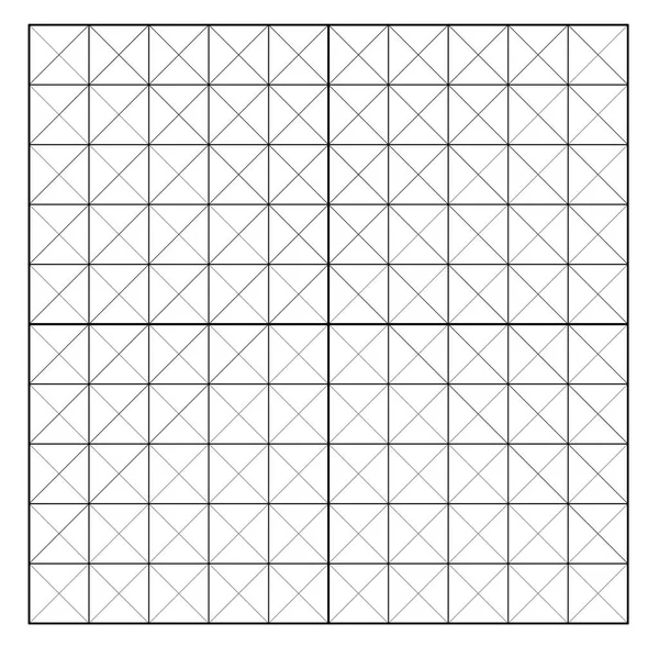 Gemessenes Raster. Diagramm-Plotting-Raster. Ecklineal mit Messung isoliert auf weißem Hintergrund. Vektor-Diagramm Papier Vorlage Hintergrund. — Stockvektor