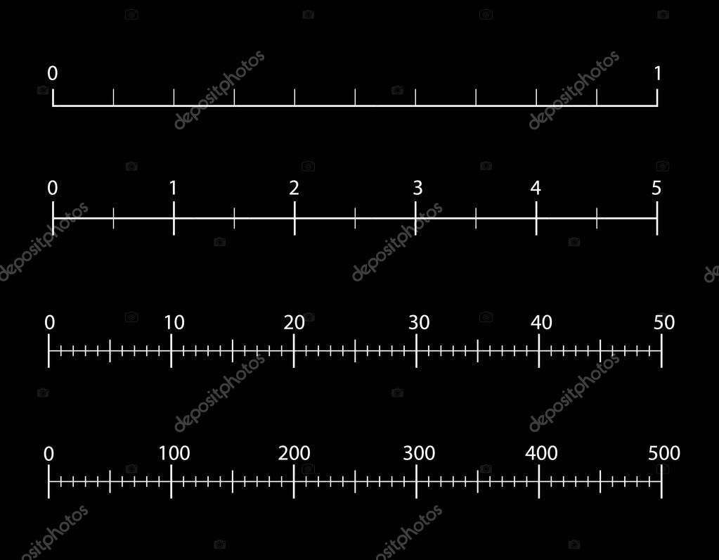Gobernantes Inch y reglas métricas. Herramienta de medición. Centímetros y pulgadas que miden