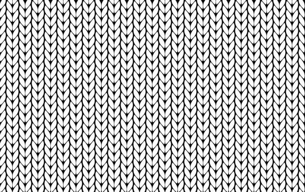 뜨개질 벡터 패턴입니다. 벡터 텍스처 원활한 패턴입니다. 화이트 니트 텍스처 매끄러운 패턴. 벡터 원활한 배경 — 스톡 벡터