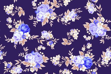  Dikişsiz şirin vintage desen shabby chic tarzı