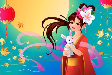  Chang'e ve yeşim tavşan