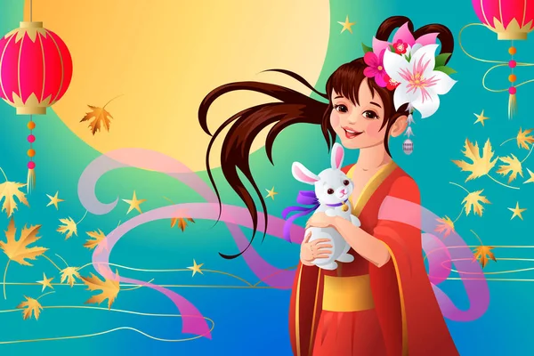  Chang'e ve yeşim tavşan
