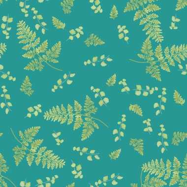 Yaz Dikişsiz desen bitkisel motifi