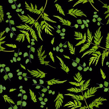 Yaz Dikişsiz desen bitkisel motifi