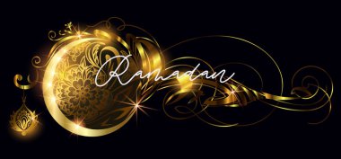 Ramazan tatil arka plan moon ile