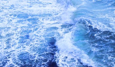 Ufuk mavi fırtına deniz