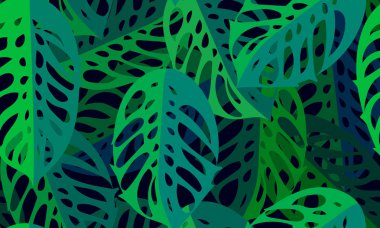 Dikişsiz modern tropikal desen