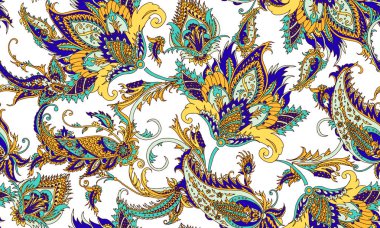 Güzel paisley ile Seamless Modeli