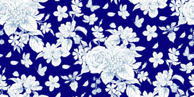 Kusursuz çiçek desenli.