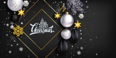 Black Christmas modern kompozisyon 1