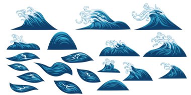 Dekoratif dalgalar dizisi