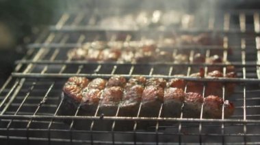 Alabalık ızgara, yakın çekim dan biftek