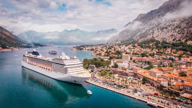 demirli cruise liner defne, havadan görünümü
