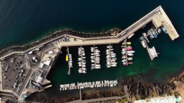İskele, şehir, Puerto Del Carmen, havadan görünümü