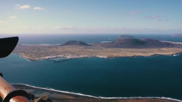 Panorama dell'arcipelago di Chinijo — Video Stock