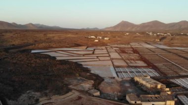 Hava endüstriyel desen, tuz üretim alanı