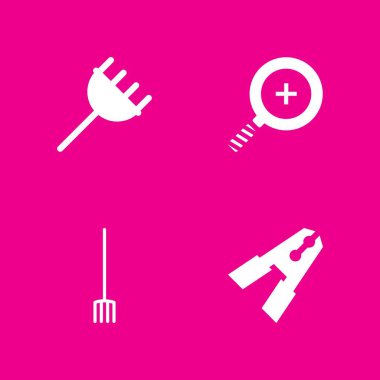 Aracı Icons set. kesme makineleri, yakınlaştırma ve komisyon ve grafik tasarım ve web için diğer vektör simgeleri