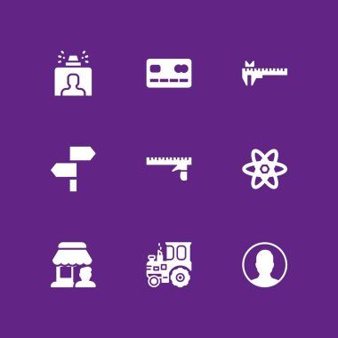 teknoloji Icon set. deposu, Kullanıcı ve grafik tasarım ve web için kumpas vektör simge